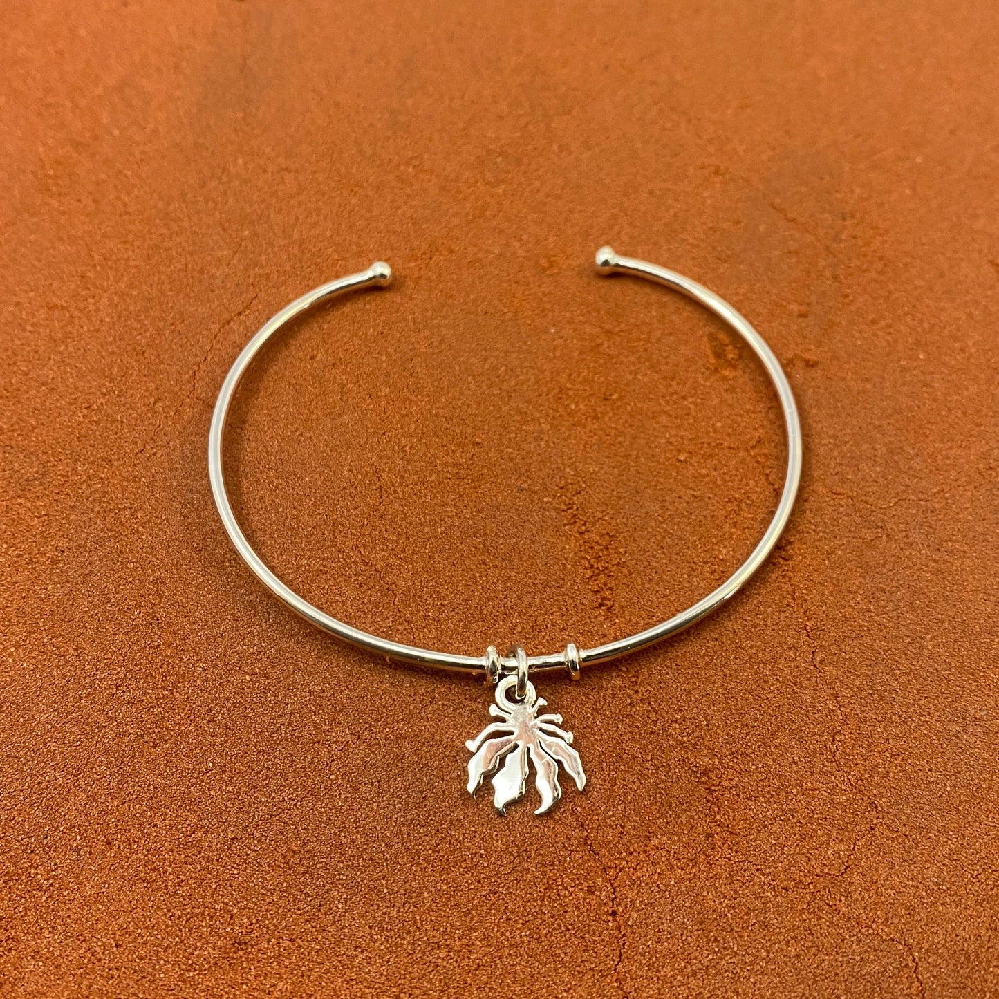 Flame Lily Cuff Bangle