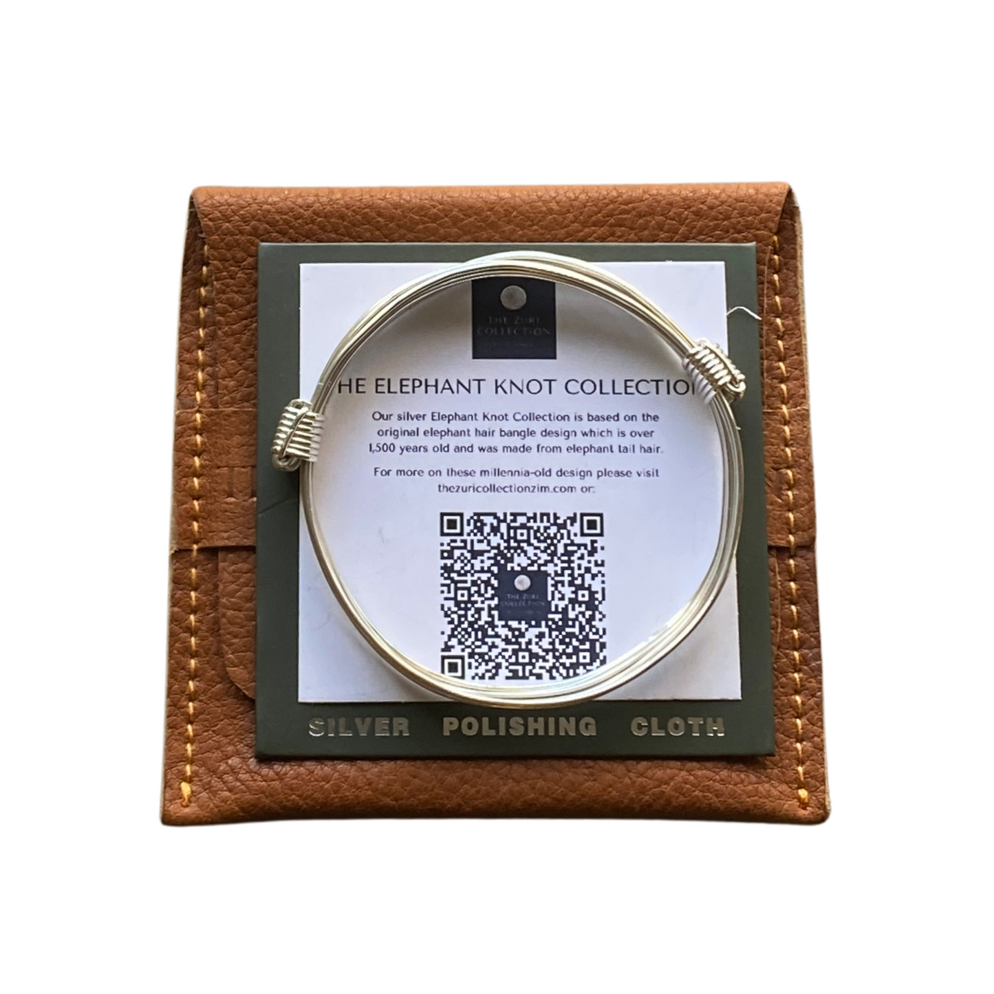 Delicate African Silver Bangle - Handmade Elephant Hair Bracelet, 3 Strand