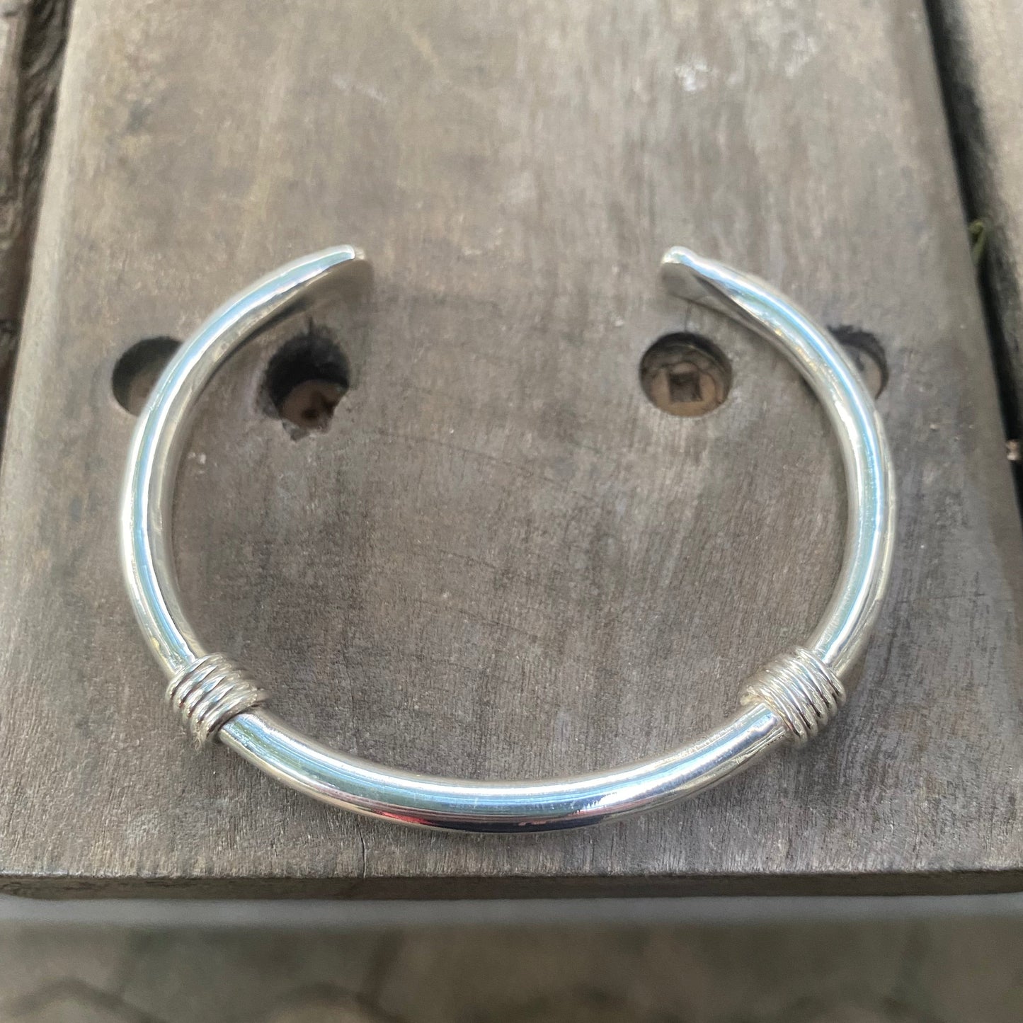 African Double Wrap Cuff Bangle