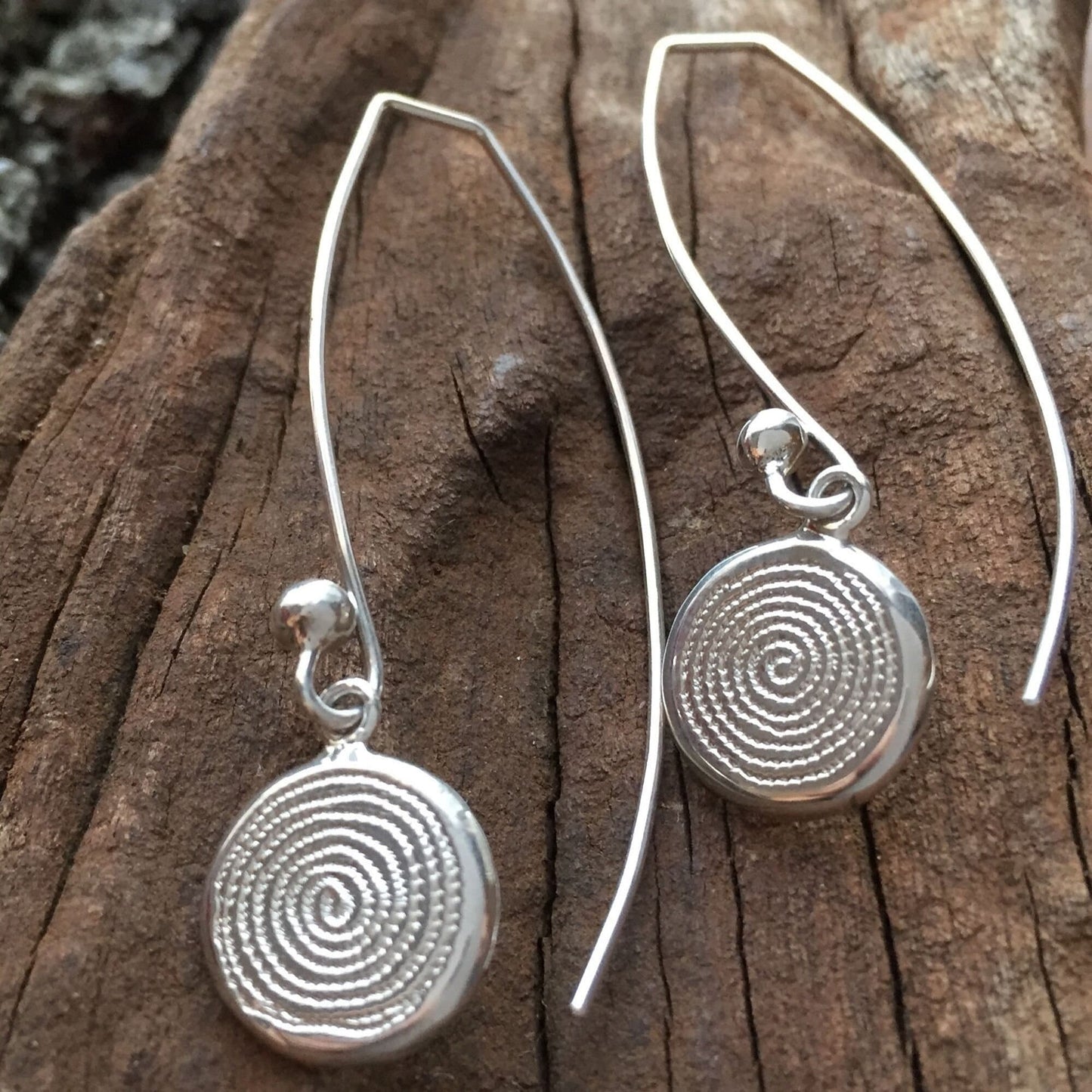 Sterling Silver Ndoro Silver Drop Earrings