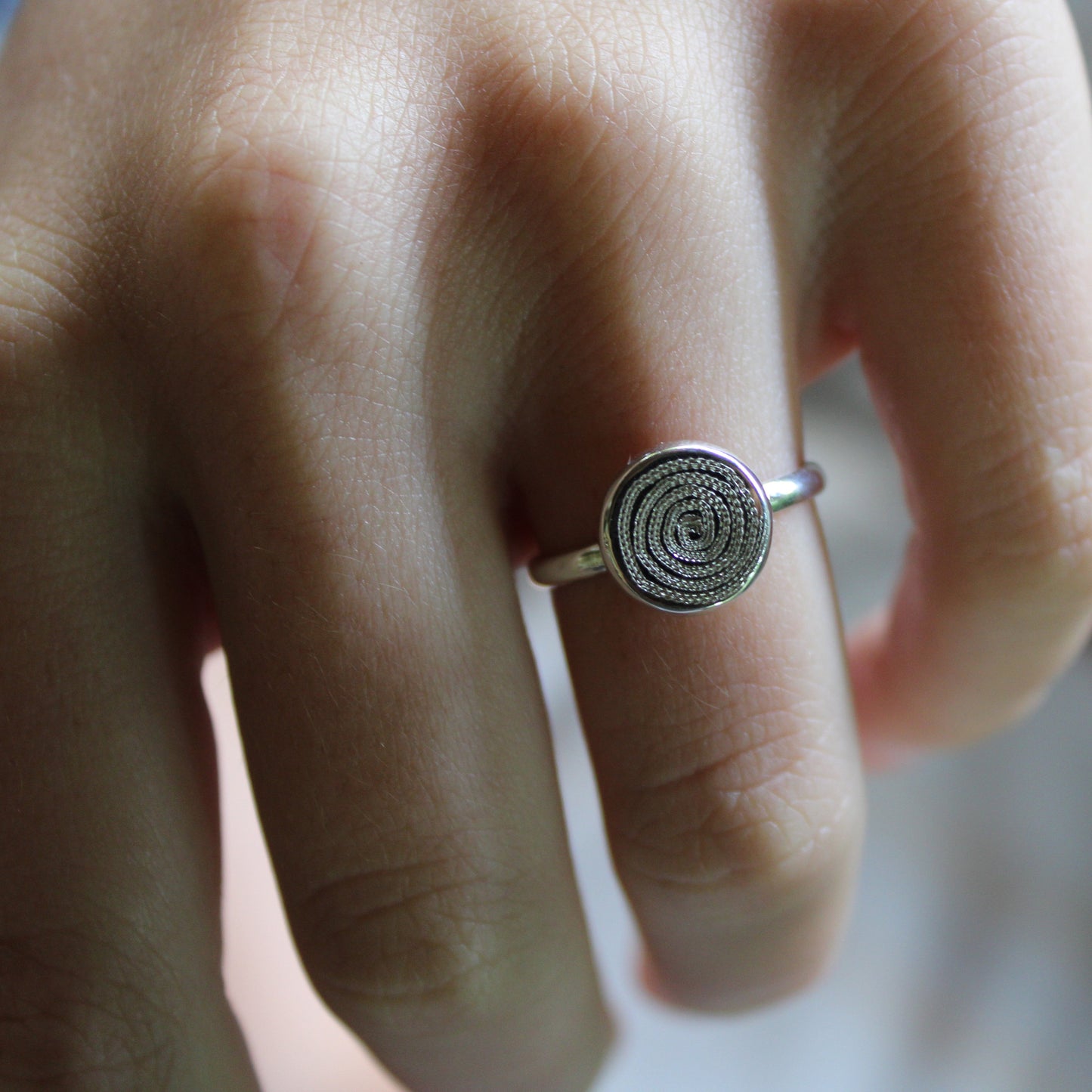 Mini Sterling Silver Ndoro Ring