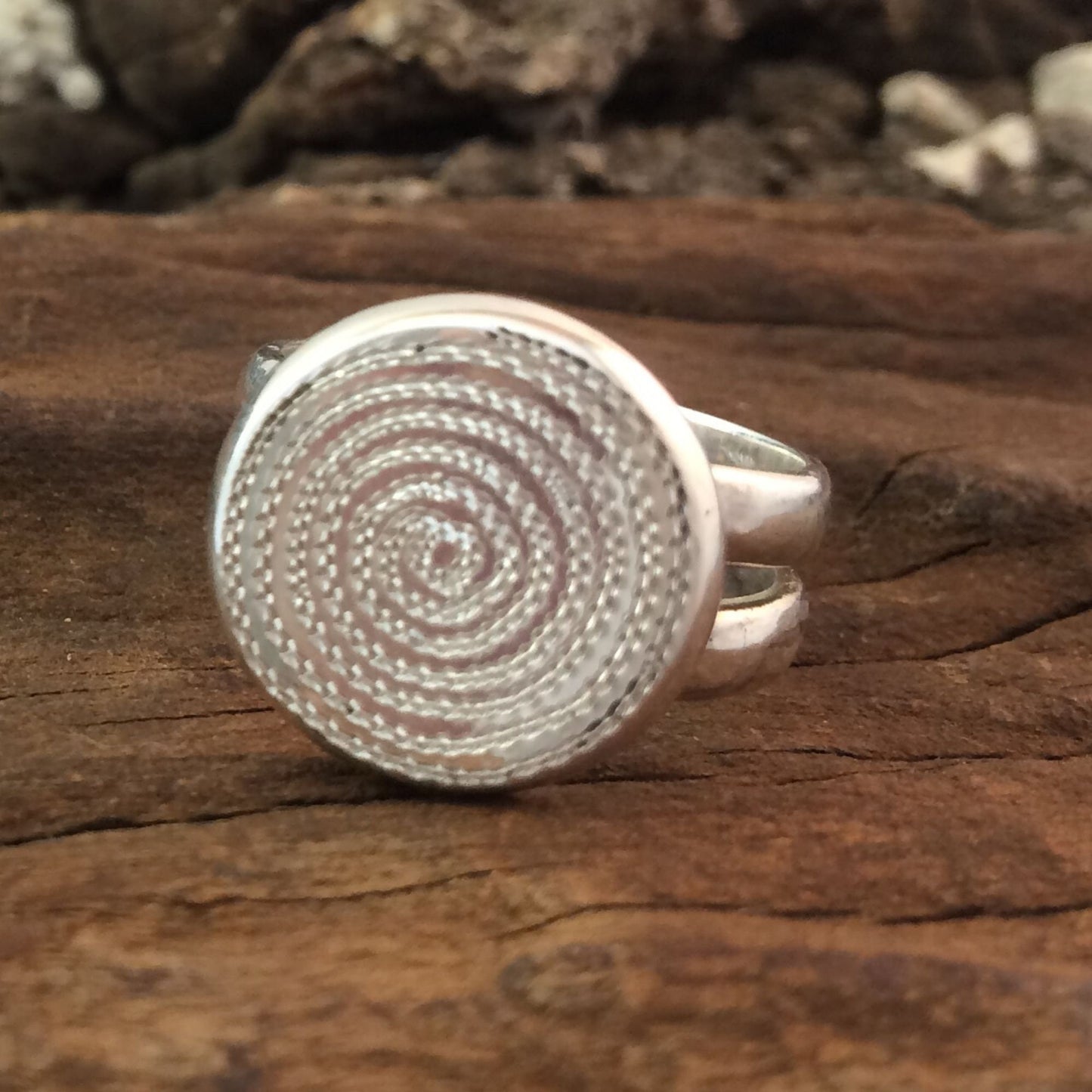 Ndoro Double Band Sterling Silver Ring