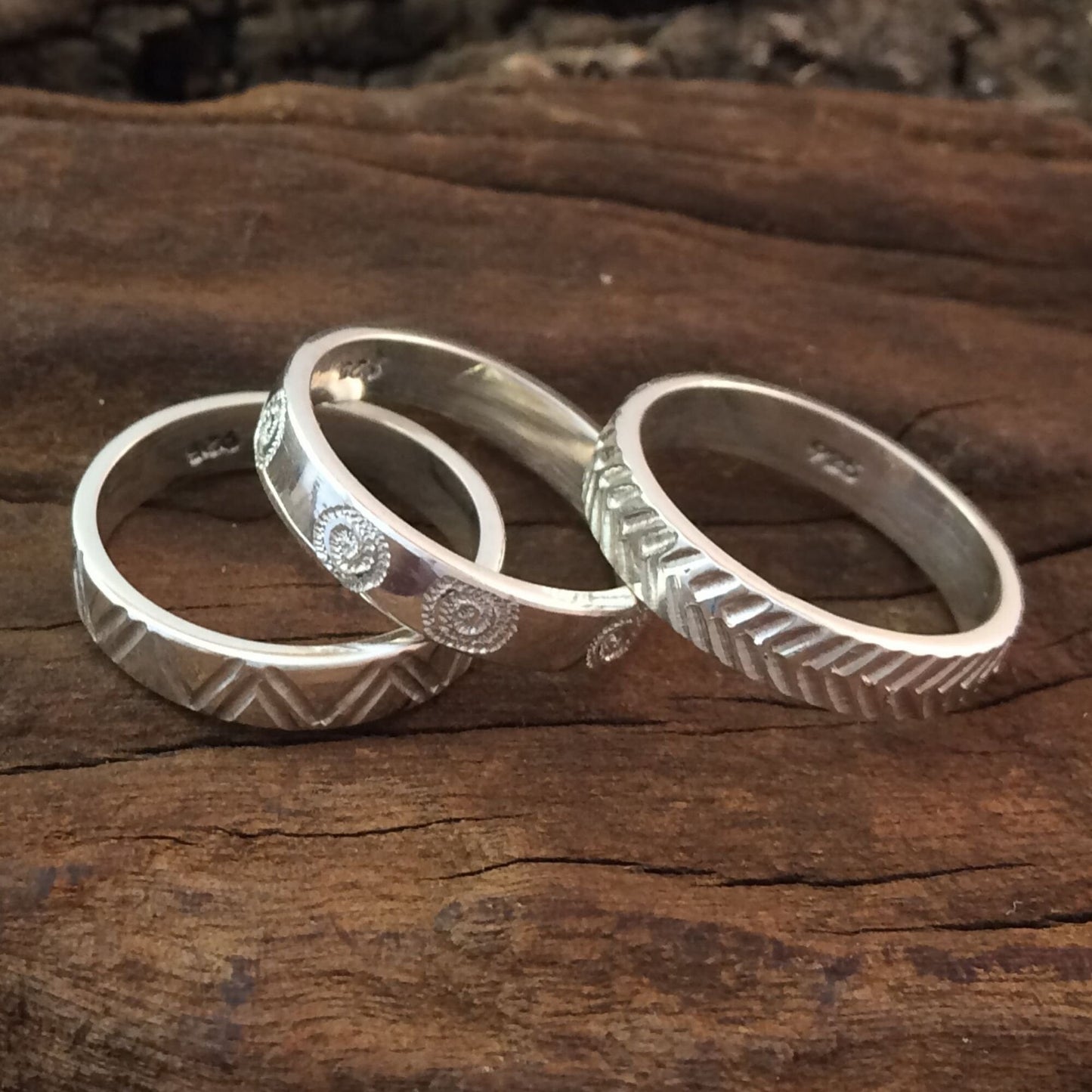 Sterling Silver Great Zimbabwe Stacking Rings