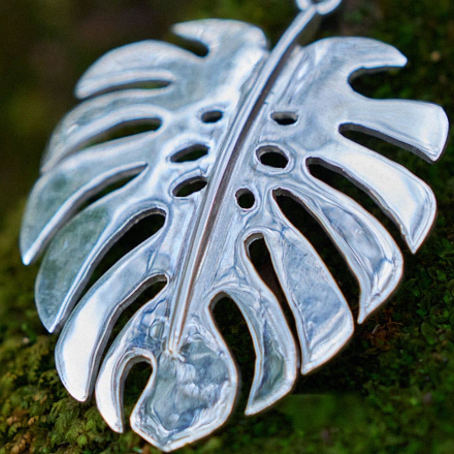 Sterling Silver Monster Necklace - 30mm