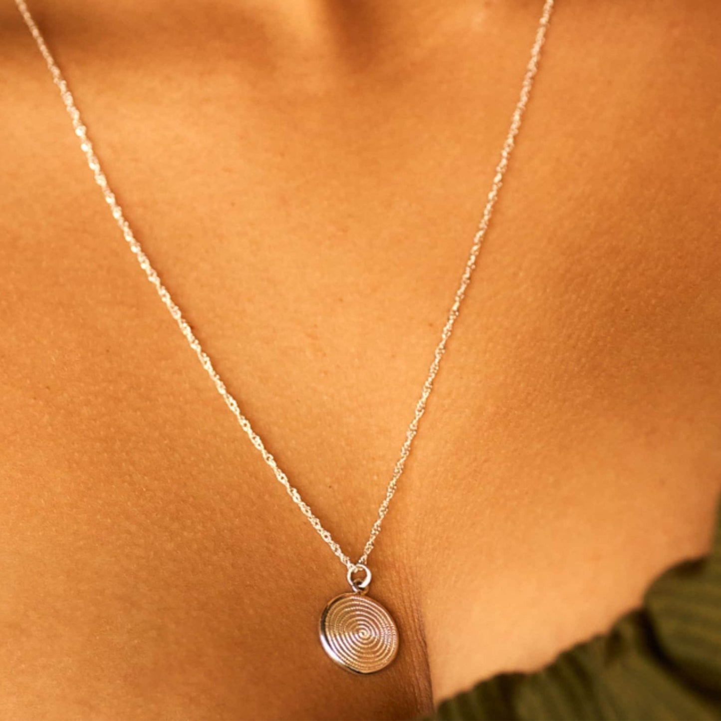 Ndoro Necklace, hand crafted in Zimbabwe in Sterling Silver