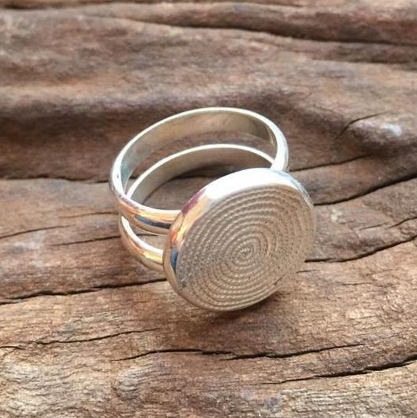 Ndoro Double Band Sterling Silver Ring