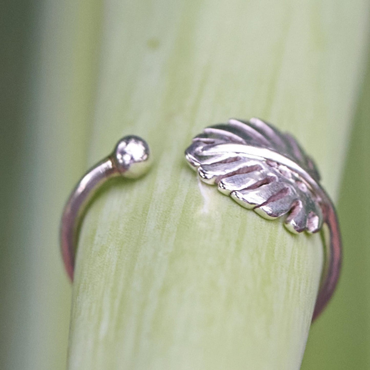 Monster Leaf Cuff Ring