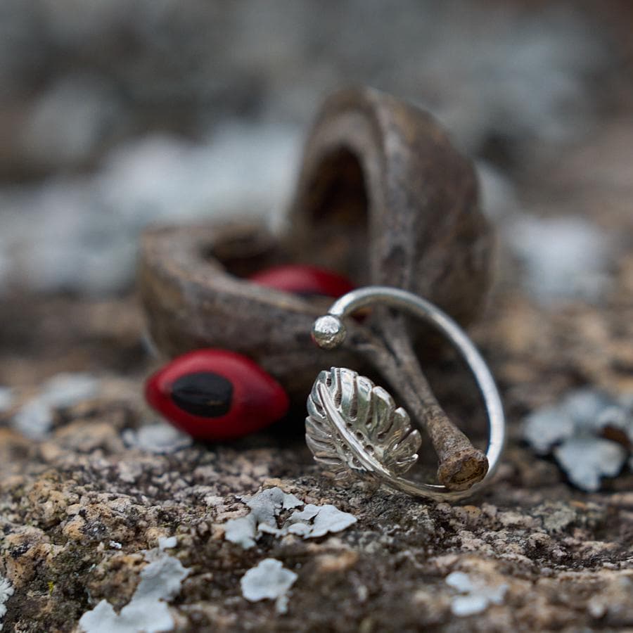 Monster Leaf Cuff Ring