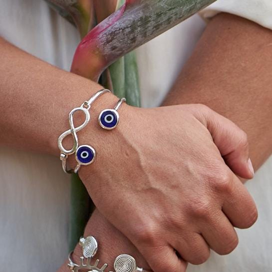 Evil Eye Cuff Bangle