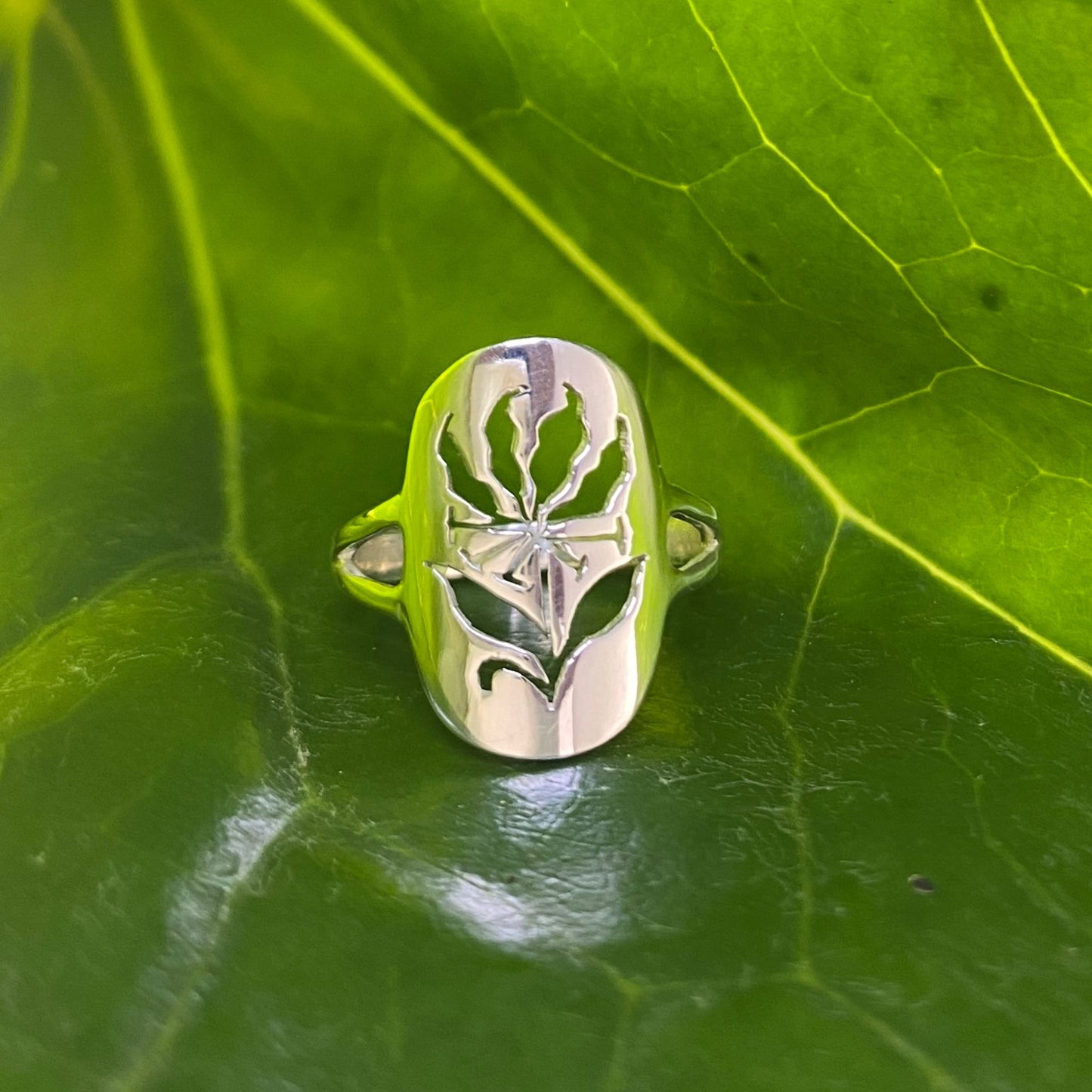 Flame Lily Split Ring