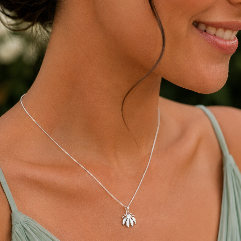 Flame Lily Mini Cut Out Necklace