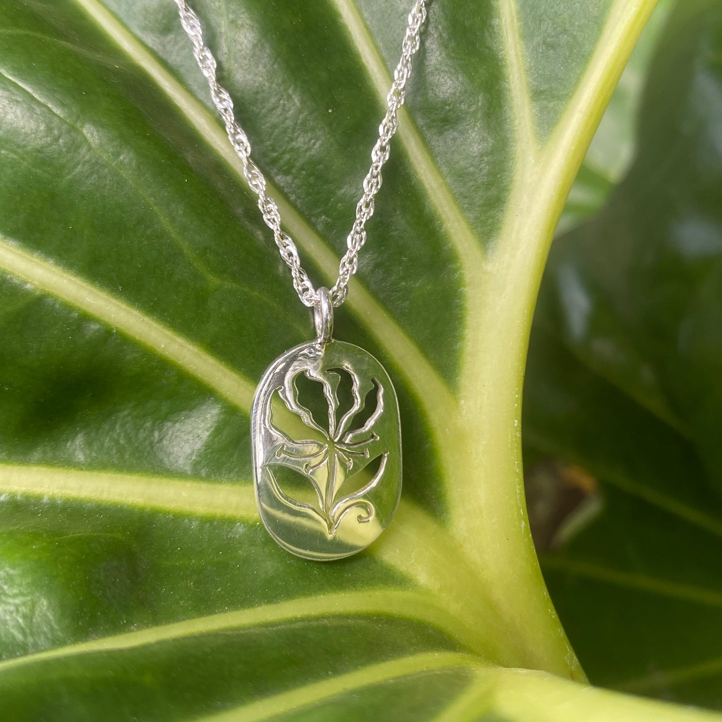 Flame Lily Pendant - Large