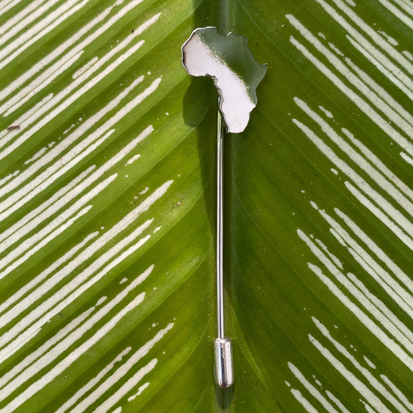 African Map Tie Pin