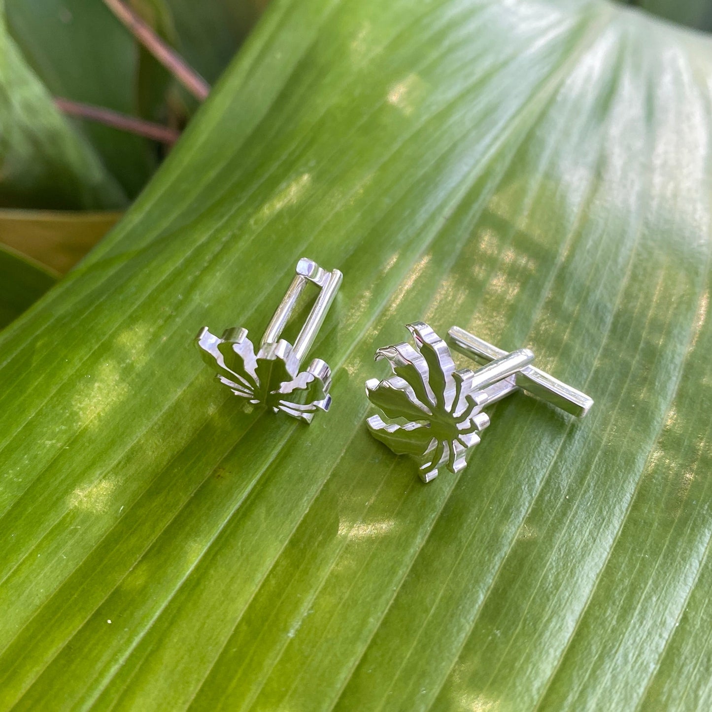 Flame Lily Cuff Links