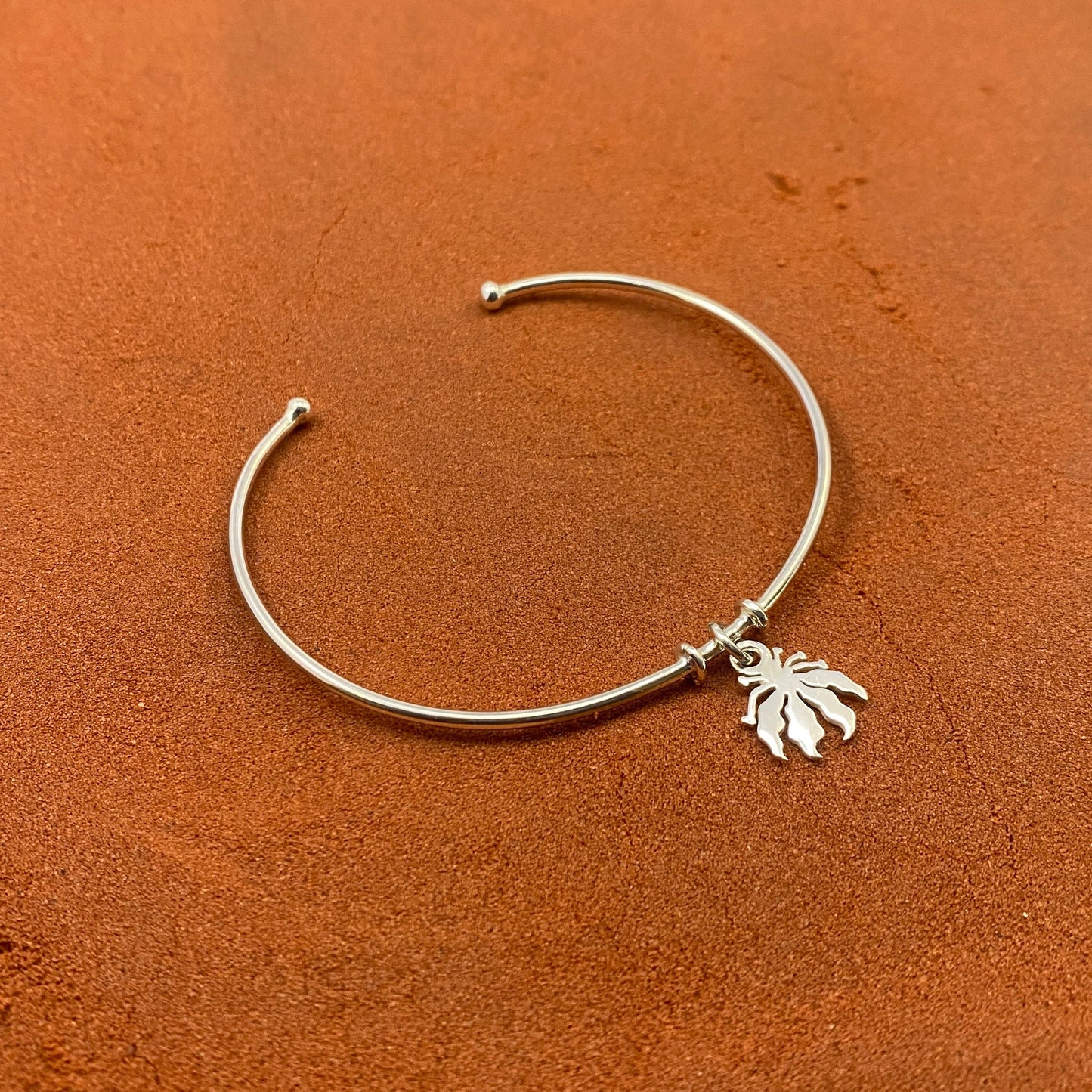 Flame Lily Cuff Bangle