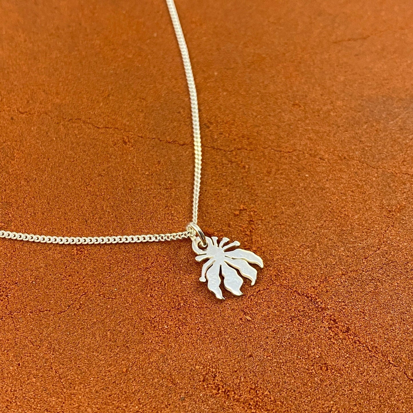 Flame Lily Mini Cut Out Necklace