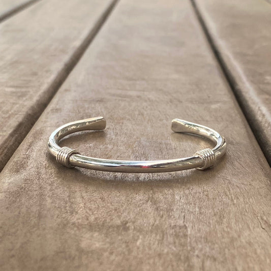 African Double Wrap Cuff Bangle