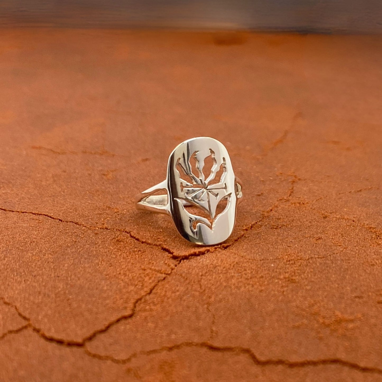 Flame Lily Split Ring