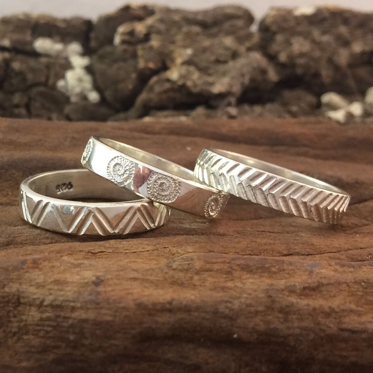 Sterling Silver Great Zimbabwe Stacking Rings