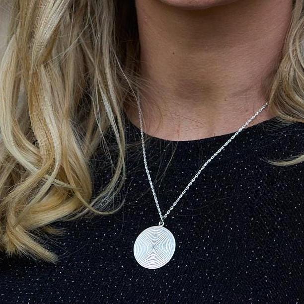 Large Sterling Silver Ndoro Necklace