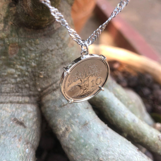 Zimbabwe Baobab Coin with Heavy Chain