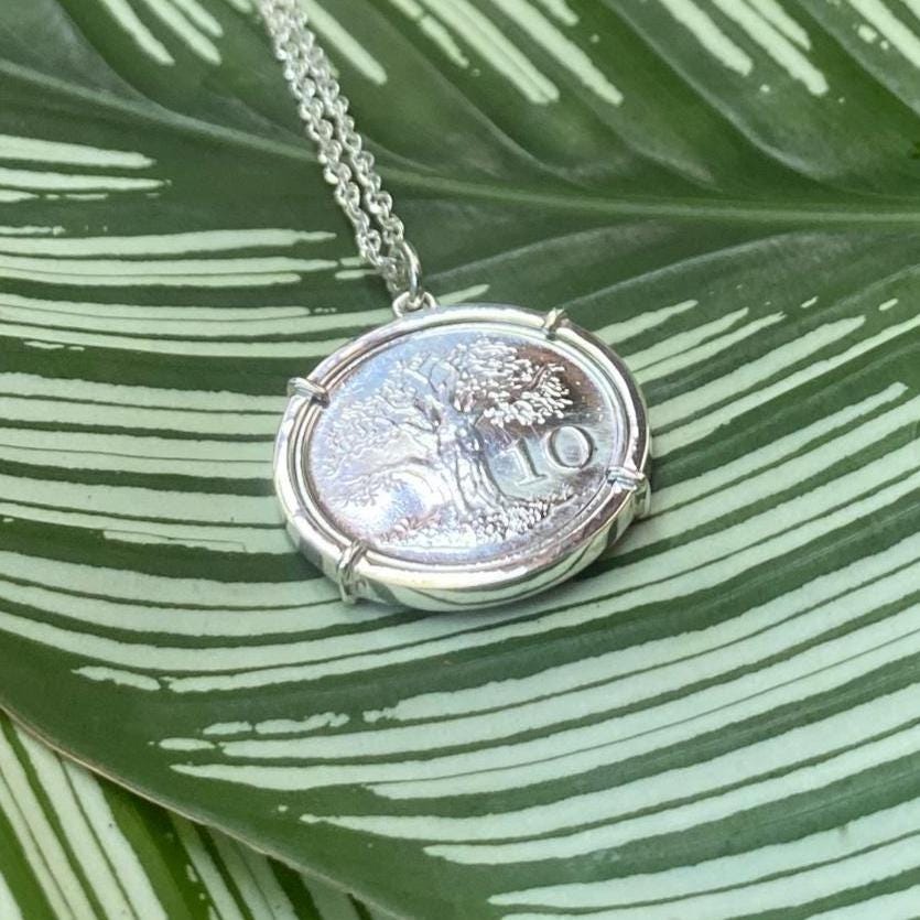 Baobab Coin Necklace from Zimbabwe
